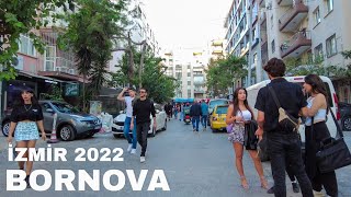 4K İzmir Bornova Walking Tour  Turkey Travel 2022  İzmir Bornova Sokakları [upl. by Herrick]