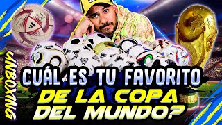 Colección mini balones del mundial desde México 1970 hasta Qatar 2022 Unboxing [upl. by Ynoyrb]