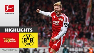 Union Shocks BVB  Union Berlin  Borussia Dortmund 21  Highlights  Matchday 6 – Bundesliga [upl. by Desdamonna538]