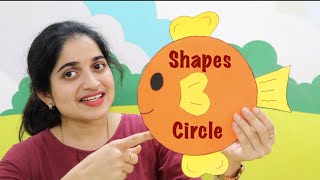 Kidzee Preschool Online Learning  Shapes with examples  How to teach Shapes to Nursery  LKG Kids [upl. by Haimorej]