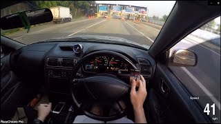 Test Drive 2 Mitsubishi Galant VR4 Twin Turbo  Morning Stroll [upl. by Adnilram874]