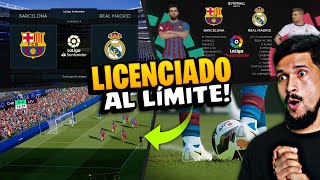 😱INCREIBLE  Este PES 2017 Tiene MAS LICENCIAS que FIFA 22  Professional patch✅ [upl. by Oizirbaf486]