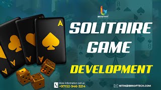 Solitaire Game Development  Patience Card Game  BR Softech [upl. by Chara487]