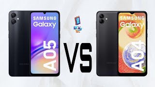 Samsung Galaxy A05 Vs Samsung Galaxy A04 [upl. by Nelie719]