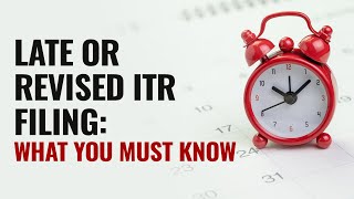 Income Tax Return Filing belatedlate or revised ITR Know penalty interest payment refund impact [upl. by Rugen]