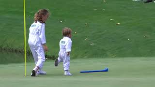 Like father like son 😂 Kevin Kisners son impersonates dad ⛳ [upl. by Aima41]