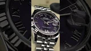 ROLEX DATEJUST 31MM AUBERGINE ROMAN DIAL DIAMOND ON VI 2024 [upl. by Phina977]