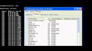 CMD La commande netstat  ano [upl. by Hgieliak]
