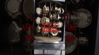 Stainless steel spoons pvd vacuum gold plating machine [upl. by Pepillo]