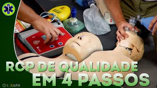 Sequência de RCP completa na PCR  Os 4 Passos que Salvam Vidas  Protocolo de SBV  Aula Prática [upl. by Olag336]