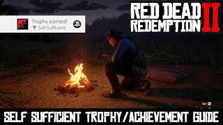 Self Sufficient Trophy Achievement Guide Red Dead Redemption 2 [upl. by Jaenicke295]