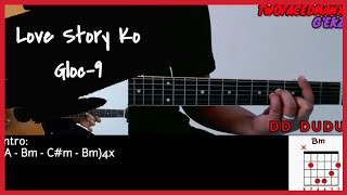 Love Story Ko  Gloc9 Guitar Cover With Lyrics amp Chords [upl. by Anaj828]