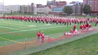 OSUMB and Alumni Band Practice Ramp and Pregame 9 22 2012 OSU vs UAB [upl. by Kassey]