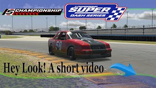 K5 Championship Mini Stocks  Daytona Rd Short  Iracing [upl. by Idnyc677]