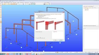 3D Steel Portal Frame in Consteel Part1  Full Tutorial [upl. by Maillliw]