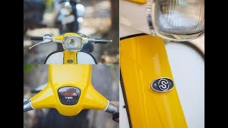 Vijai Super SIL Lambretta GP150 vintage scooter restoration [upl. by Roda]