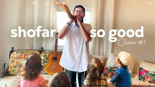 Shofar Masterclass 🎵 Rosh Hashanah Blowing of the shofar with kids  Easy round challah recipe [upl. by Farleigh]