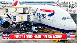 TRIP REPORT  Perfect LongHaul on A380  London to San Francisco  British Airways A380 [upl. by Asiret]