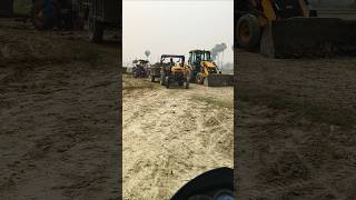 shorts  ALT Tractor Trolley loading soil using by JCB 3dx Backhoe short ytshorts youtube [upl. by Adnahsar]