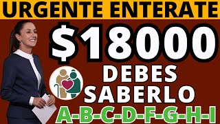 🚨18000 NOVIEMBRE BIENESTAR COBRA BONIFICACION EXTRA ESTE MES PROXIMO🚨PENSIÓN ADULTOS MAYORES📈💰 [upl. by Bozovich407]