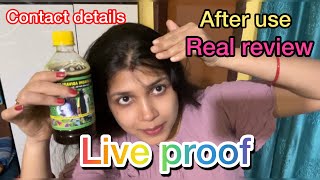 Adivasi hair oil Review with Live proof 😳Odia vlog satyahimadri lifestyle [upl. by Oettam184]