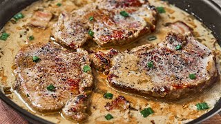 I taught all my friends how to cook pork chops with sauce fast and tasty [upl. by Benedicto]