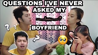 QUESTIONS IVE NEVER ASKED MY BOYFRIEND 1ST COUPLE VLOG  TOTO AND PIA [upl. by Zilevi744]