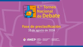 Fase de Preclasificación 4to Torneo Nacional de Debate [upl. by Tarsus766]