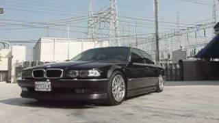 AirREX Air suspension 氣壓式避震 for BMW E38 [upl. by Yenor]