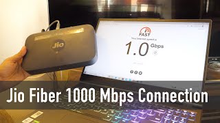 Jio Fiber 1 Gbps Internet Plan Experience and Review [upl. by Malcah]