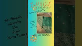 Build A Quilt Quilt Tips shorts buildaquilt patchwork inthehoop quiltingtips quilting [upl. by Koressa]