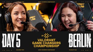 VALORANT Game Changers Championship  Upper Semifinals  Day 5 [upl. by Chrissa948]