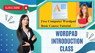 WordPad Introduction Class  WordPad Ki Introduction Class [upl. by Aileve]