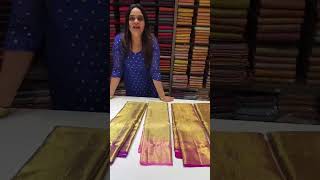 Iha designs presenting pure tissue Kanjivaram silk sarees 16k range [upl. by Harl980]