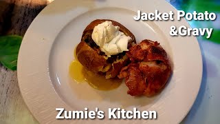 JACKET POTATO amp GravyAir Fryer Baked EsyampQuick اتنی لاجواب ڈیش آپ نے شاید ہی چکھی ہو delicious [upl. by Auqenehs]