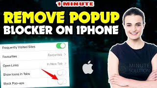 How to remove popup blocker on iphone or iPad 2024 Educational video [upl. by Aikemehs267]