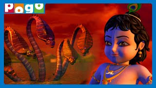 Little Krishna 🪈 Krishna Ka Zehrila Challenge🐍 Cartoon for Kids  Full Episode 🤩 krishna  POGO [upl. by Rolyab]