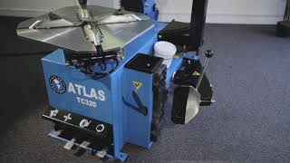 Atlas TC320 Tyre Changer 24″ Fully Automatic with Assist Arm  Soustitres en Français disponible [upl. by Lilli]