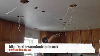 Drywall Damage When Installing Recessed Can Lights In Finish Area of Your House [upl. by Nerhtak]