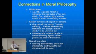 Introductory Lectures on Bioethics Lecture 3  Advance Directives Compelling and Problematic [upl. by Rafaelita48]