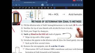 Estimation of hemoglobin content  Practical hematology  Dr Saiko [upl. by Edyaj]