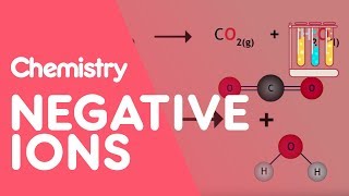 How To Test For Negative Ions  Chemical Tests  Chemistry  FuseSchool [upl. by Loredana]