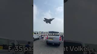 Insane Low Pass F35 Lightning II Roars Overhead in JawDropping Flyby f35 foryou airforce tag [upl. by Nosreve]