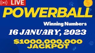 Powerball January 16 2023 Live Drawing – Lottery Winning Numbers  Halloween Jackpot [upl. by Desmond]