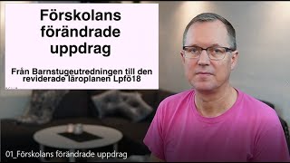 1 Förskolans förändrade uppdrag [upl. by Aerdnek644]