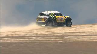 Dakar Stage 10  Roma Wins Stage Peterhansel Pulls Clear [upl. by Syxela]