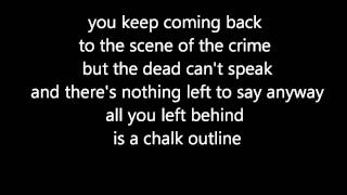 Three Days Grace  Chalk Outline official lyrics video [upl. by Nnyltak]