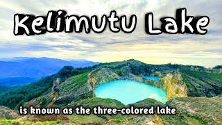 Kelimutu Lake is known as the threecolored lake [upl. by Ennaitak]