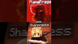 Sharpness vs FlameFrags  Minecraft 1v1 [upl. by Eenaffit45]