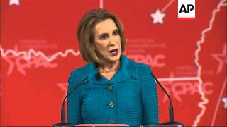 Former technology executive Carly Fiorina the only woman known to be contemplating a Republican pre [upl. by Brownson]